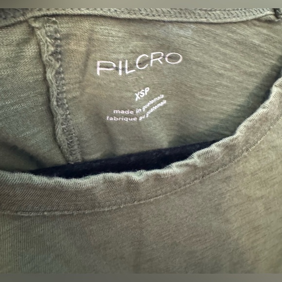 NWOT Anthropologie Pilcro The Jordyn Cotton-Slub Crew-Neck Oversized Tee - XSP - Picture 8 of 8